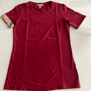 Burberry T-Shirt Cotton Red Color Size XS TP